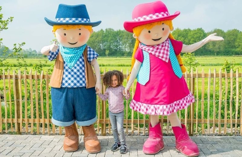 Meet en greet Fien en Teun in de polder van Zuid-Holland