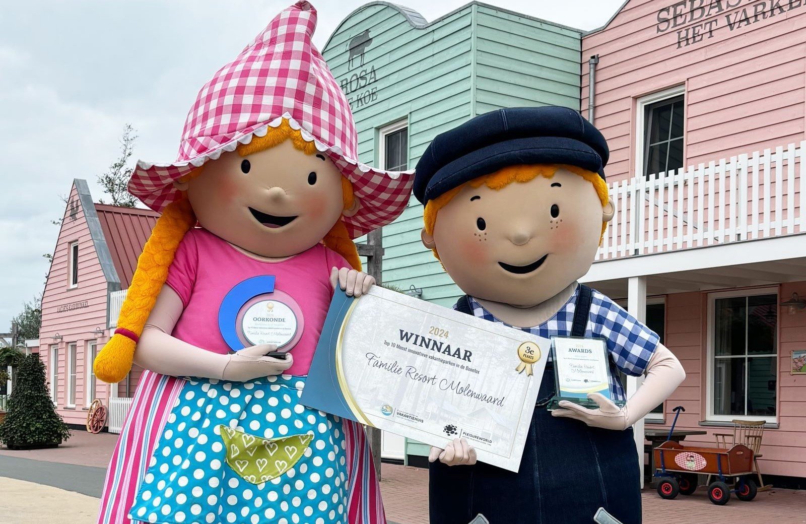 Familie Resort Molenwaard bekroond met derde plaats als meest innovatief vakantiepark in de Benelux