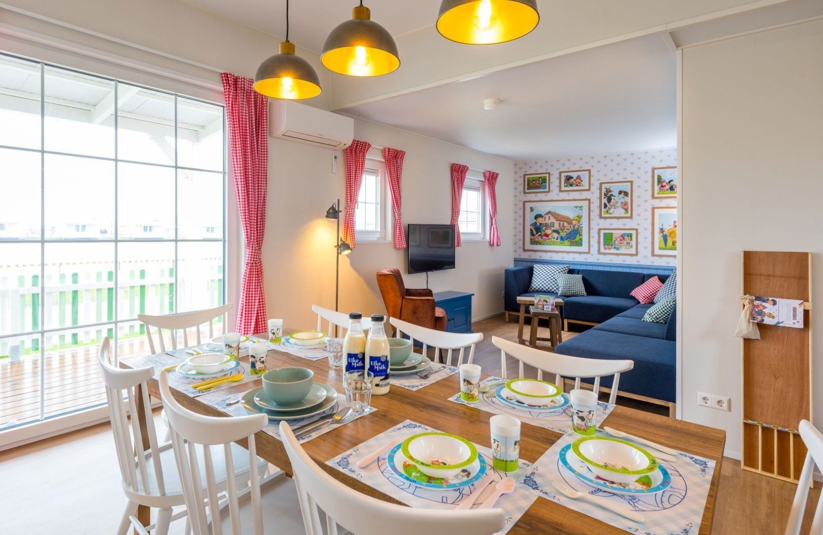 Accommodatie eettafel Familie Resort Molenwaard