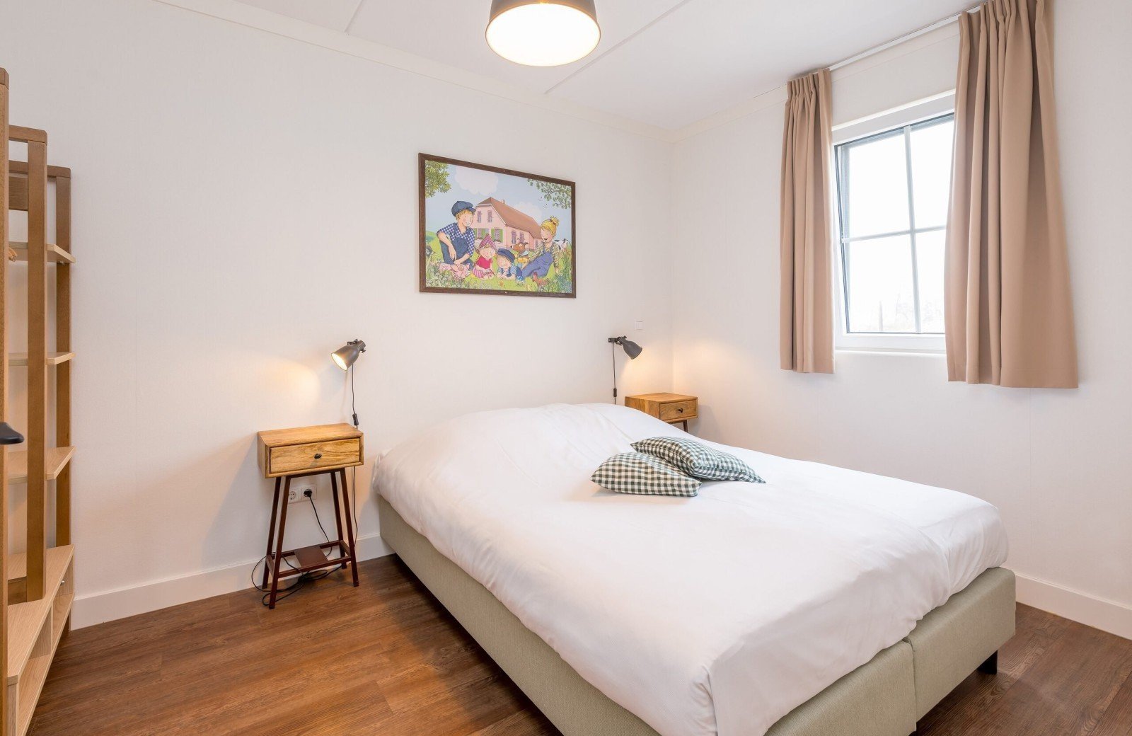 Groepsaccommodatie slaapkamer bij Familie Resort Molenwaard