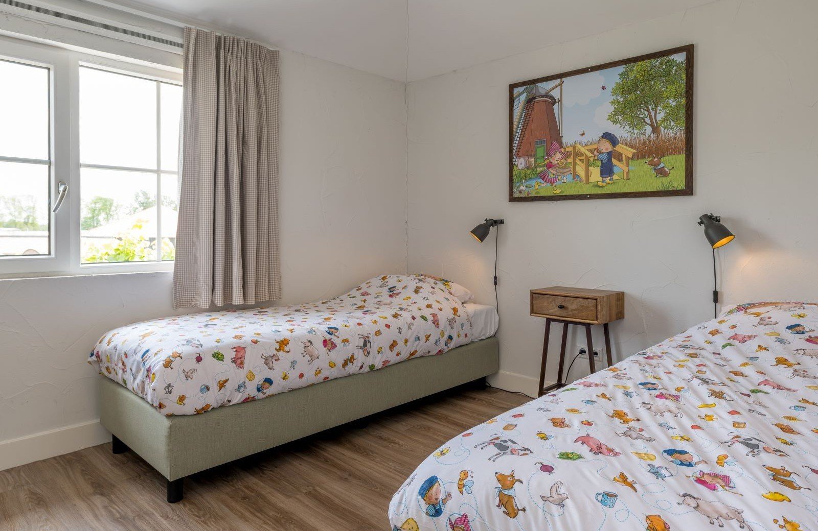 Hooischuur slaapkamer familie resort molenwaard