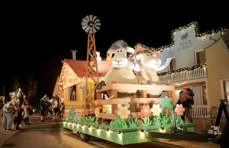 Betoverende winterparade